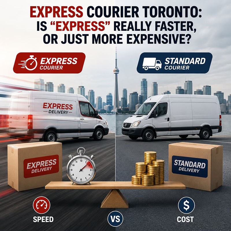 Express Courier Toronto: Is "Express" Really Faster, or Just More Expensive?