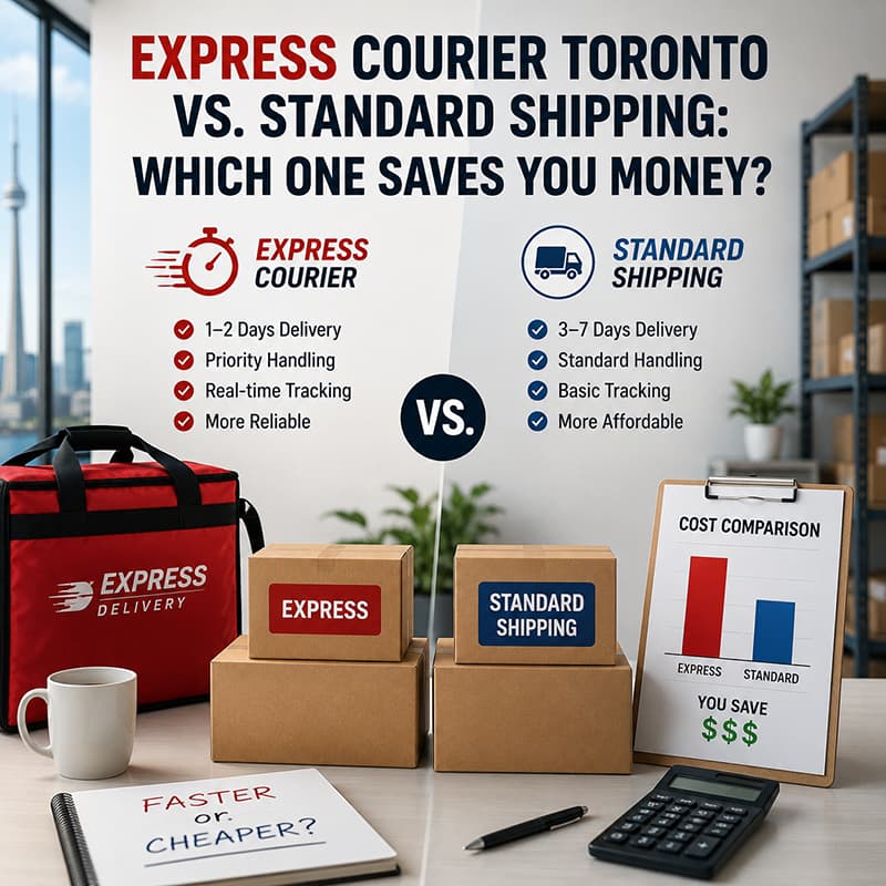Express Courier Toronto vs. Standard Shipping: Which One Saves You Money?
